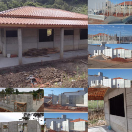 M Construo de Casa Pr Fabricada de Concreto